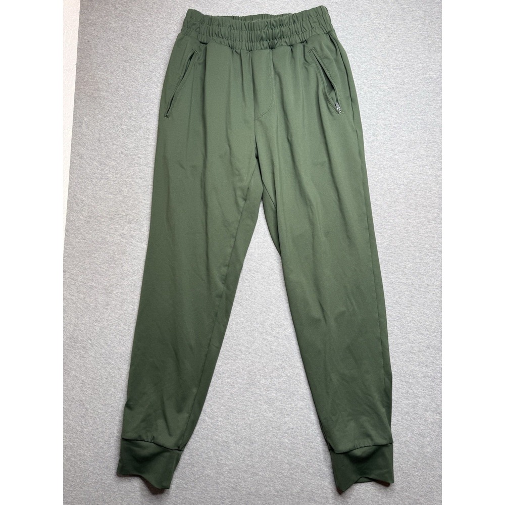 Barbell Apparel Jogger Pants Mens Medium Green Athleisure Workout Train Gym